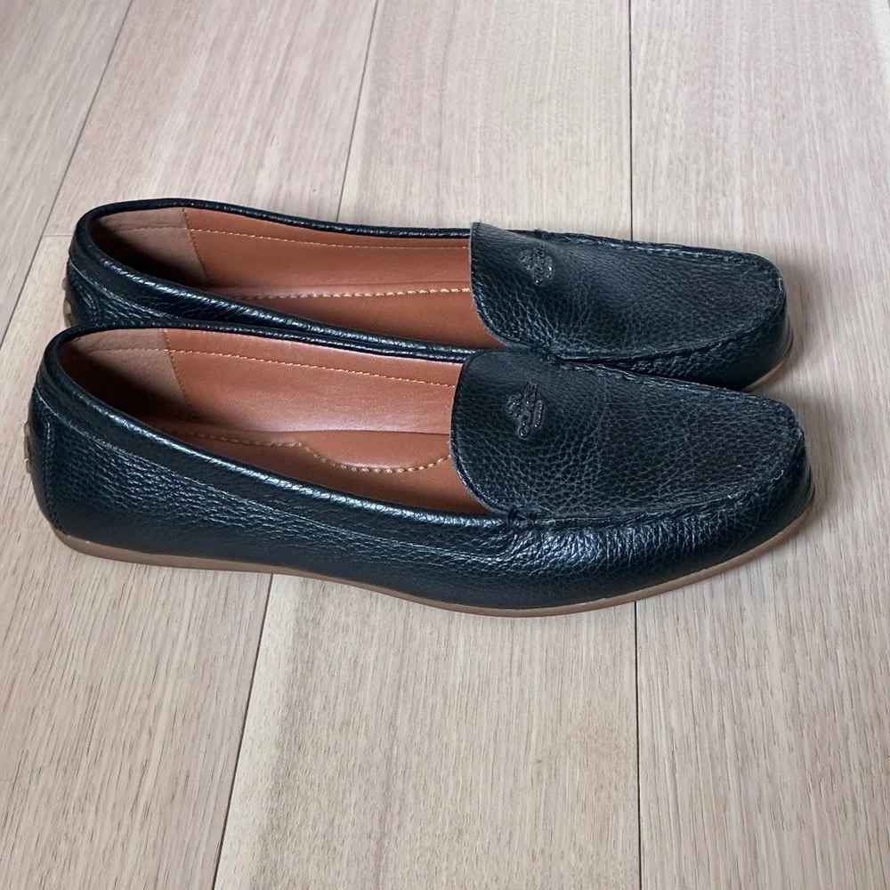 Coach Black Leather Driving Moccasin Loafer - Picture 5 of 6